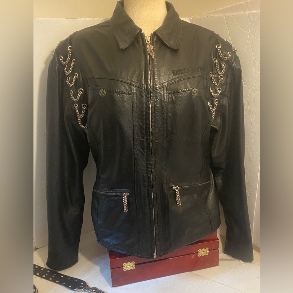 Harley Davidson Ladies Vintage Leather Jacket